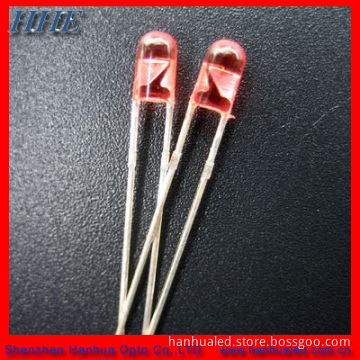 5mm Red Round without Flange LED Diode (CE&RoHS)